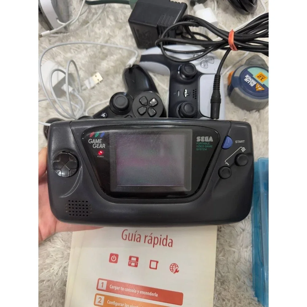 Sega Game Gear Model 2110 Handheld Console w/ Sonic 2 & AC Adapter - READ